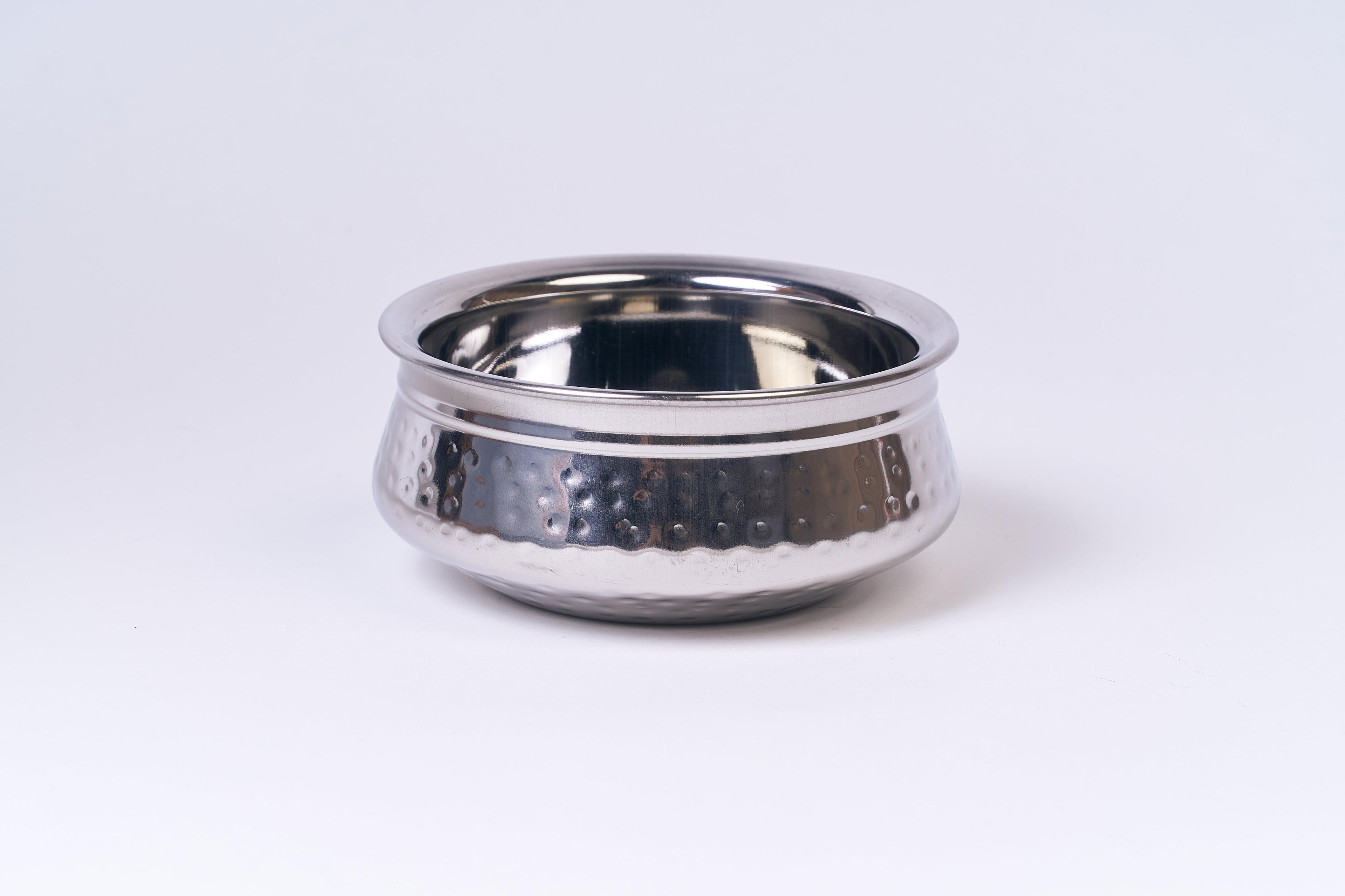 Stainless Steel Hammered Bowl #6